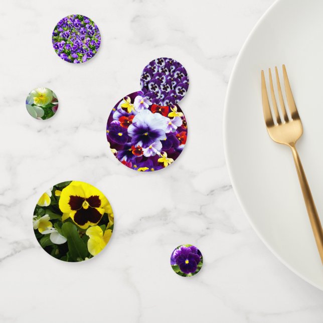 Delightful Dancing Pansies, Confetti (Group)