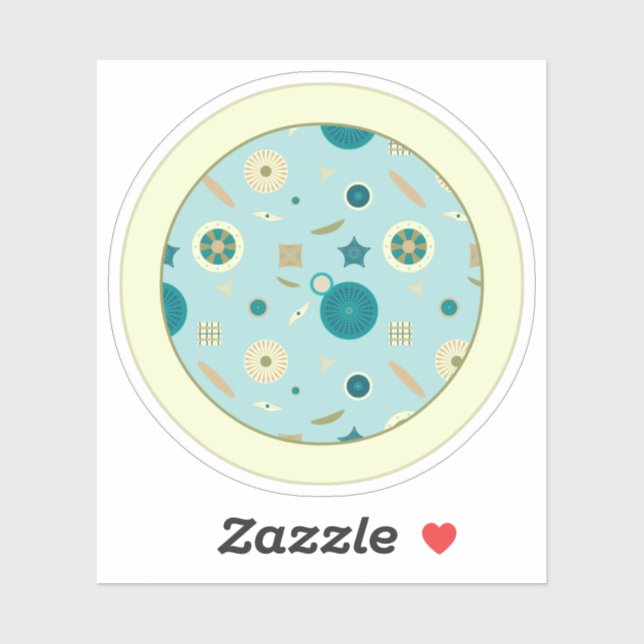Delightful Diatoms Contour Sticker (Sheet)