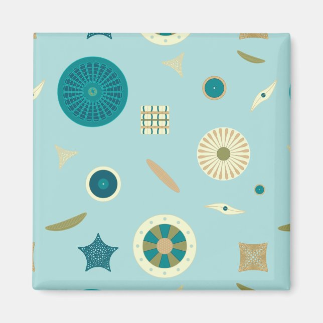Delightful Diatoms Magnet (Front)