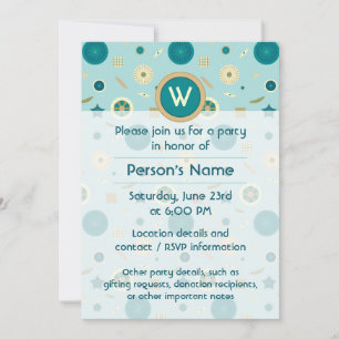 Delightful Diatoms Party Invitation