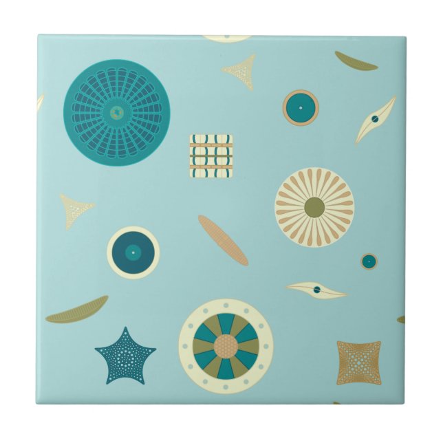 Delightful Diatoms Tile (Front)