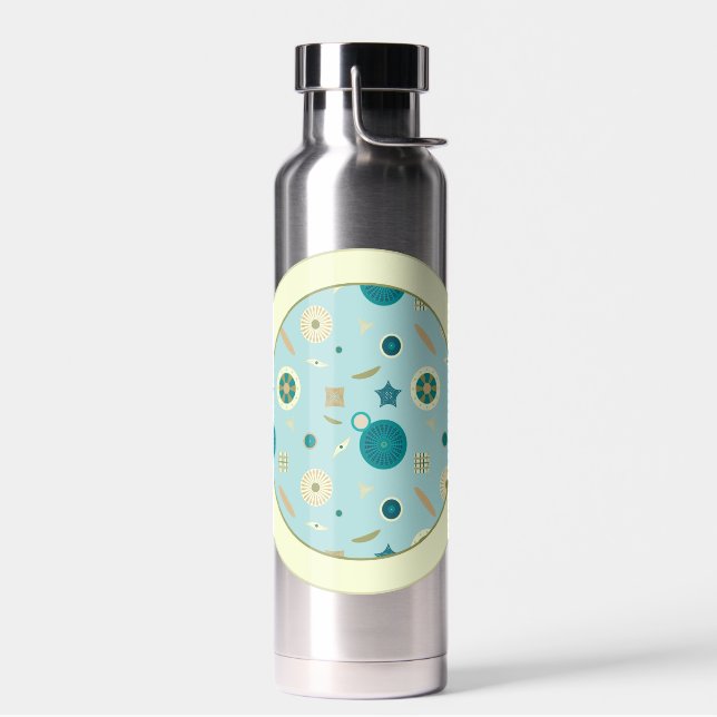Delightful Diatoms Water Bottle (Left)