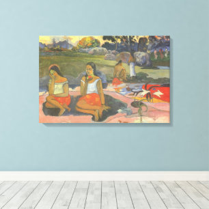 Delightful Drowsiness by Paul Gauguin, Vintage Art Canvas Print