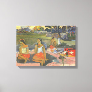 Delightful Drowsiness by Paul Gauguin, Vintage Art Canvas Print