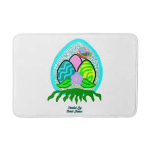 Delightful Easter Eggs Medium Bath Mat