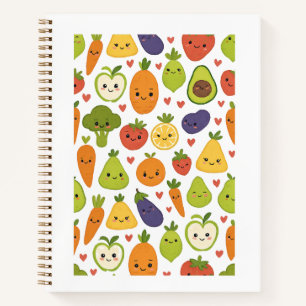 Delightful Fruits and Veggies Notebook