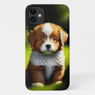 Delightful Little Brown & White Puppy Case-Mate iPhone Case