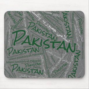 Delightful Pakistan Flag Colours Patriotic Mouse Pad