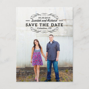 Delightful Seal Save The Date Postcard