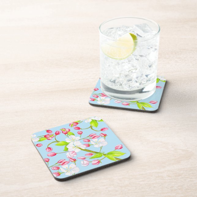 Delightful Spring on a Coaster Set (C) (Right Side)