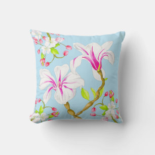 Delightful Spring on a Throw Pillow (M,C)
