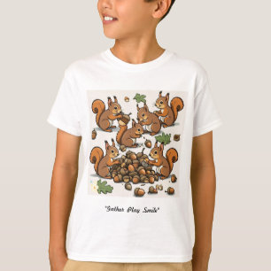 "Delightful Squirrel Nutty Adventure" T-Shirt