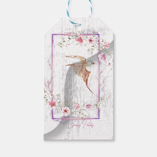 Delightful tea party  gift tags (Front)