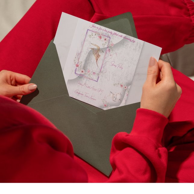 Delightful tea party  invitation (Creator Uploaded)