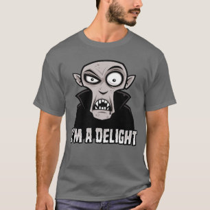 Delightfully Dreadful Mischievous Vampire T-Shirt