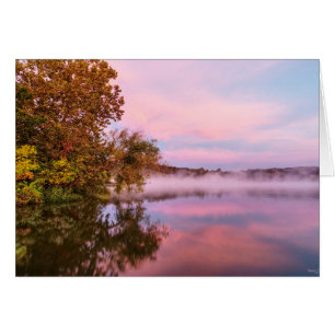 Delightfully Pink Morning Greeting Card