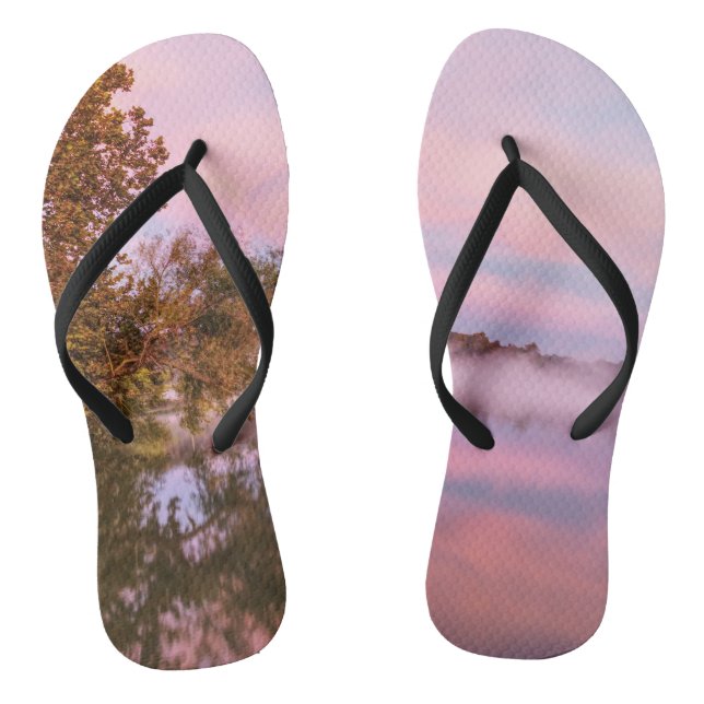 Delightfully Pink Morning Jandals (Footbed)