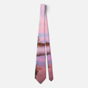 Delightfully Pink Morning Neck Tie