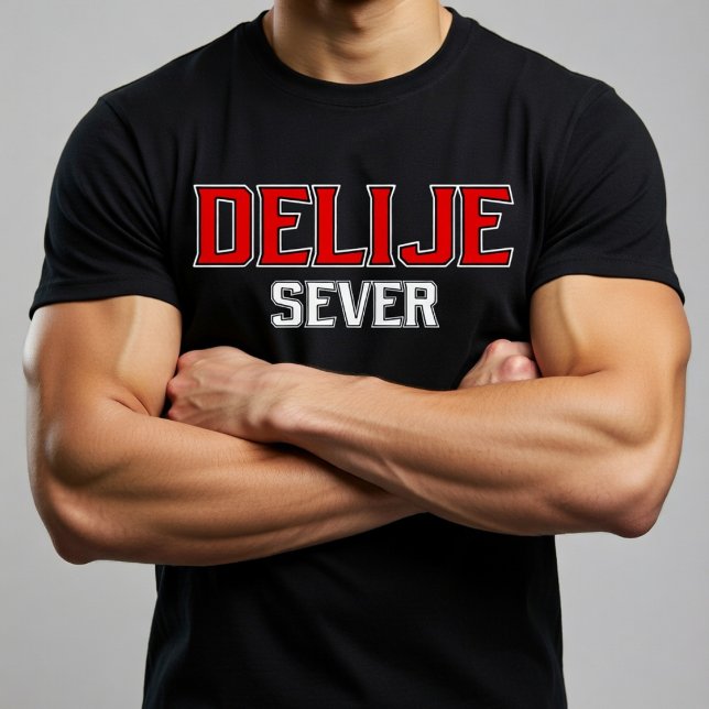 Delije Sever Crveno Beli  T-Shirt (Creator Uploaded)