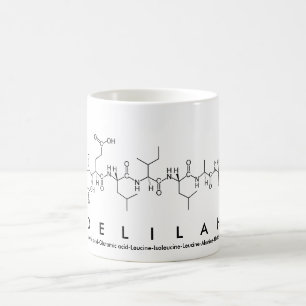 Delilah peptide name mug