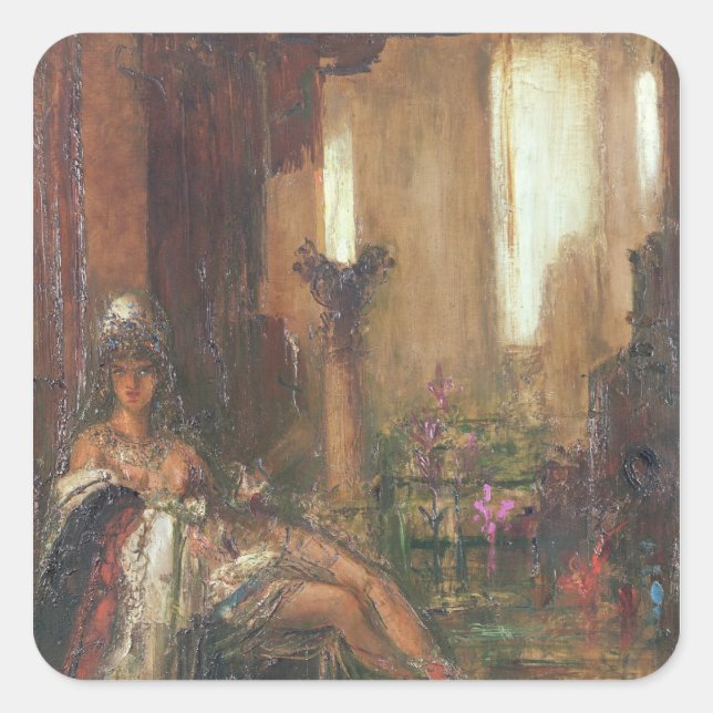 Delilah Square Sticker (Front)