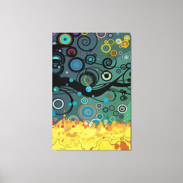 Delirium - Abstract Art Canvas Print (Front)