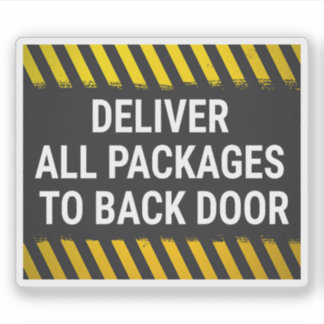Deliver All Packages To Back Door