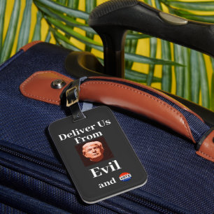 Deliver Us From Evil Luggage Tag
