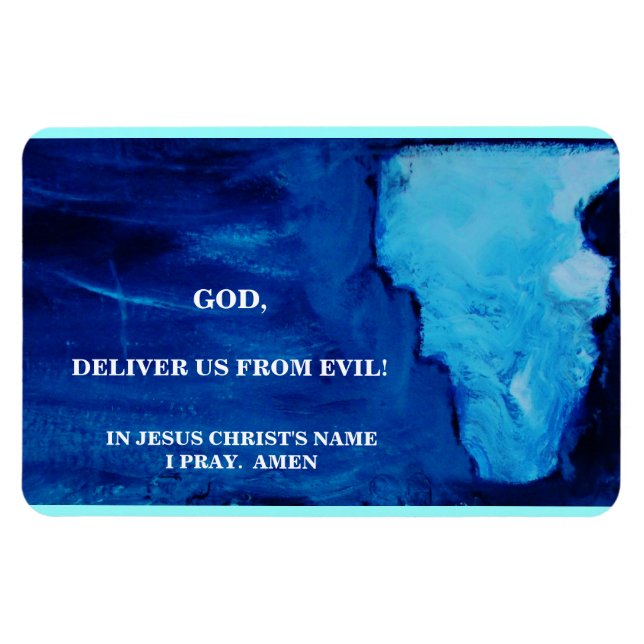 DELIVER US FROM EVIL MAGNET (Horizontal)