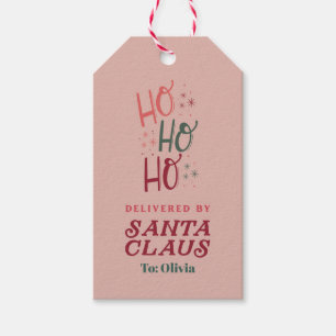 Delivered by Santa Custom Gift Tags