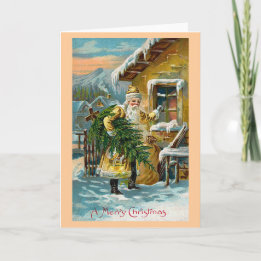 "Delivering Christmas Gifts" Holiday Card