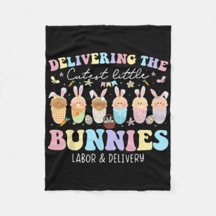 Delivering The Cutest Bunnies Easter Labour And De Fleece Blanket
