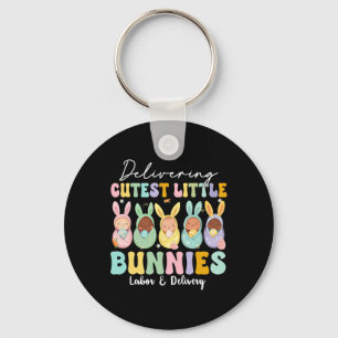 Delivering The Cutest Bunnies Labour And Delivery  Key Ring