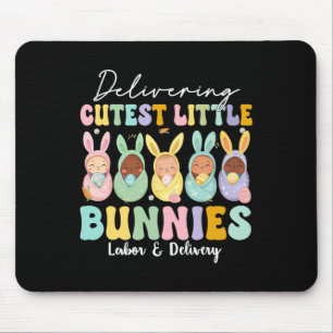 Delivering The Cutest Bunnies Labour And Delivery  Mouse Pad