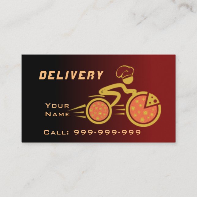 Delivery Business Card (Front)
