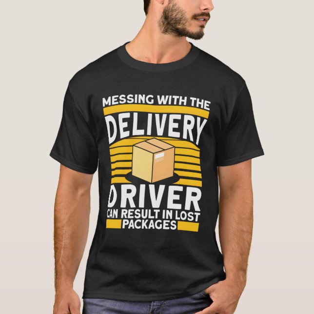 Delivery Driver Courier T-Shirt (Front)