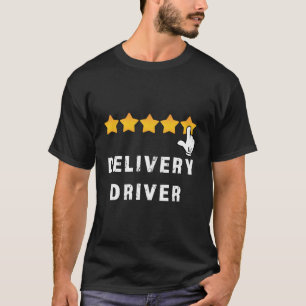 Delivery Driver Five Star Food Dash Grub Grocery D T-Shirt