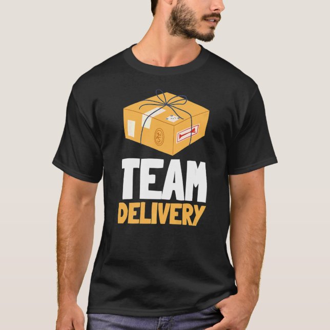 Delivery Driver Logistic Trucker And Mailman T-Shirt (Front)