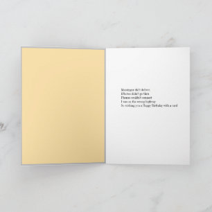 Delivery Greeting Card