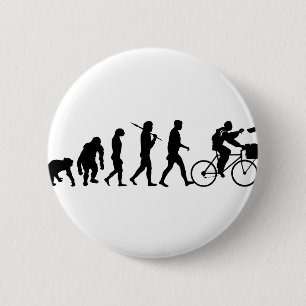 Delivery men and newspaper delivery boys & girls 6 cm round badge