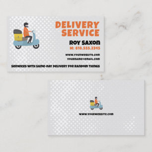 Delivery service Courier Business Card