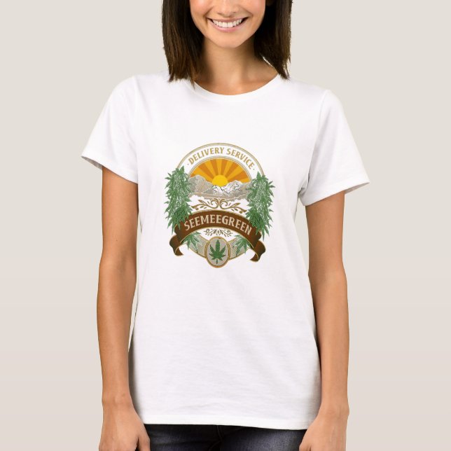 Delivery Service Seemee green Women T-shirt (Front)