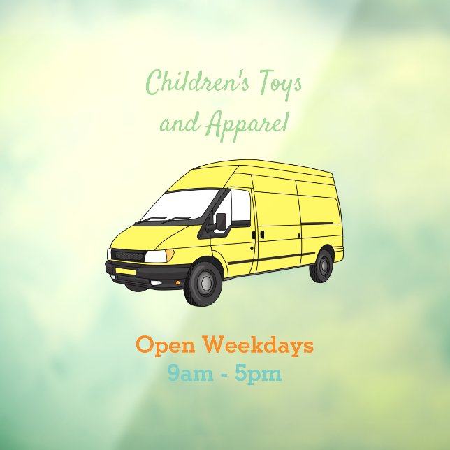 Delivery van illustration (Sheet 3)