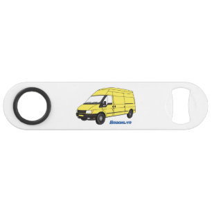 Delivery van illustration