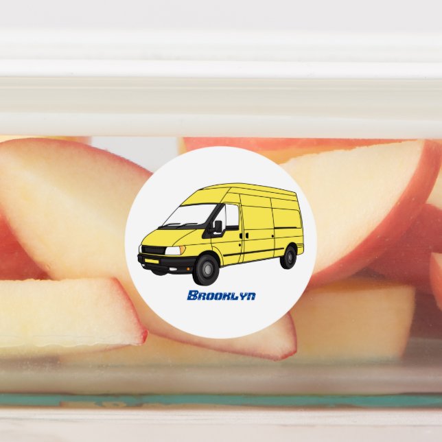 Delivery van illustration  (Affixed)