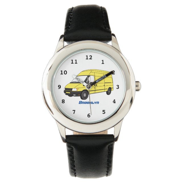 Delivery van illustration watch (Front)