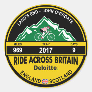 Deloitte RIDE ACROSS BRITAIN 2017 Sticker