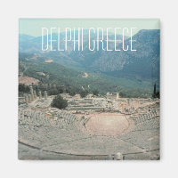 Delphi Greece Photo Travel Souvenir Fridge Magnet