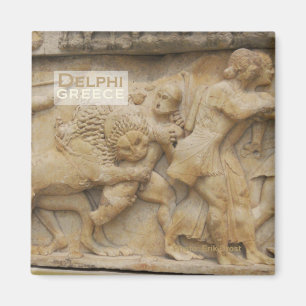 Delphi Greece Siphnian Souvenir Fridge Magnet