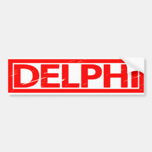 Delphi Stamp Bumper Sticker